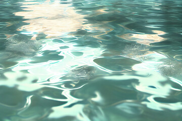 Blue water surface. water background