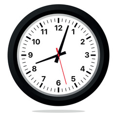 Black Gradient Clock Timer