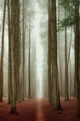 A Walk Among the Pines