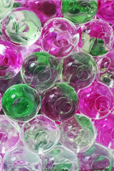 Abstract background of pink and green little balls