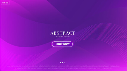 abstract background with lines, Purple banner