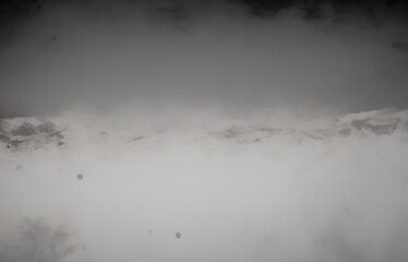 Abstract paint background with dark grey grunge texture. white copy space for text.