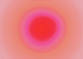grainy circle gradient, warm energy, red, pink, peach