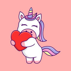 Cute unicorn illustration, cute and fun