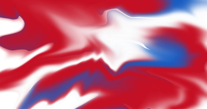 abtract red white blue gradient liquid background