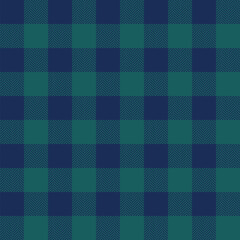 Plaid check pattern. Seamless fabric texture. Tartan textile print.