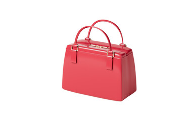 Handbags with white background, 3d rendering.