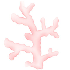 Cute Coral, coral illustration, sea plant, plant
