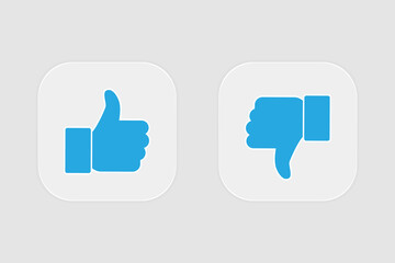 Facebook thumb up and thumb down,Like and dislike buttons