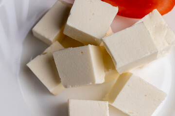 White cream cheese for making salads