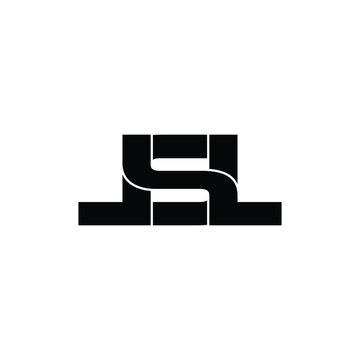 LSL letter monogram logo design vector