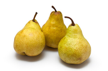 group of three pears