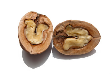 walnut cracked