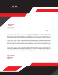 Naklejka na ściany i meble letterhead flyer corporate official minimal creative abstract professional informative newsletter magazine poster brochure design with logo. Modern Creative & Clean business style letterhead .