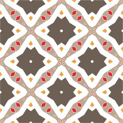 Seamless vector background with repeat pattern.Abstract ethnic rug ornamental seamless pattern.Perfect for fashion, textile design, cute themed fabric, on wall paper, wrapping paper and home decor.