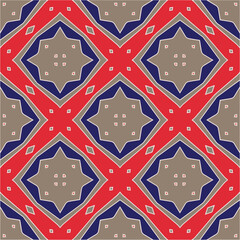 Seamless vector background with repeat pattern.Abstract ethnic rug ornamental seamless pattern.Perfect for fashion, textile design, cute themed fabric, on wall paper, wrapping paper and home decor.