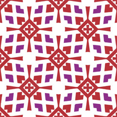 Seamless vector background with repeat pattern.Abstract ethnic rug ornamental seamless pattern.Perfect for fashion, textile design, cute themed fabric, on wall paper, wrapping paper and home decor.