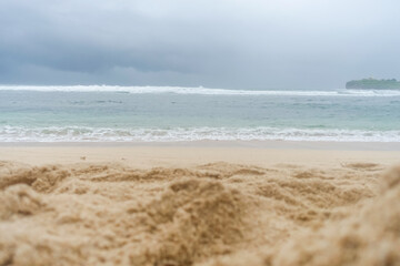 waves on the beach