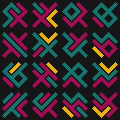 Asemic Glyph writing hieroglyph imitation abstract illustration