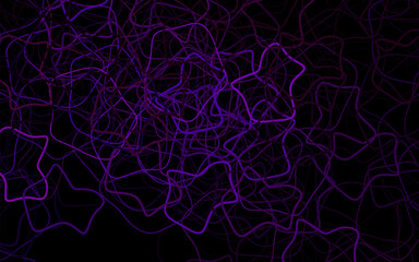 Dark Purple vector backdrop with memphis shapes.