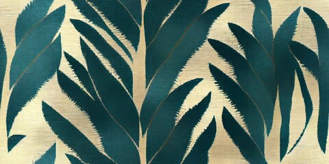 seamless pattern with leaves - 576663727