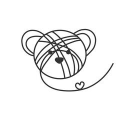 Logo for knitting brand or toys