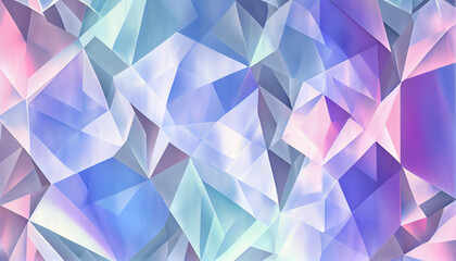 Fototapeta premium Abstract crystal pastel background/ wallpaper/ banner