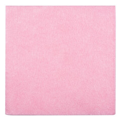 Square cloth made of pink flannel