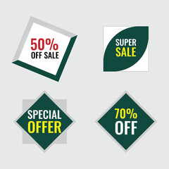 Mega Sale and offers banner design template 