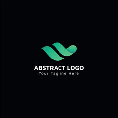 Unique Modern Minimalist Colorful Gradient Illustrations Logo Design For Business Agency