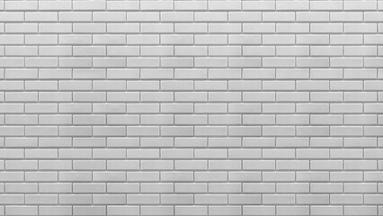 Modern white brick wall texture for background.