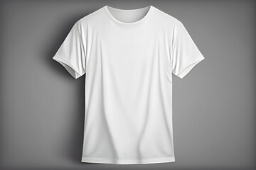 Men White T-shirt, Man White Tee Mock-up, Male White Shirt Mock-up