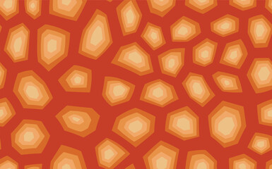 Abstract modern turtle shell seamless pattern. Animals trendy background. Beige decorative vector illustration for print, fabric, textile. Modern ornament of stylized skin