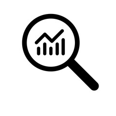 analysis icon, research vector