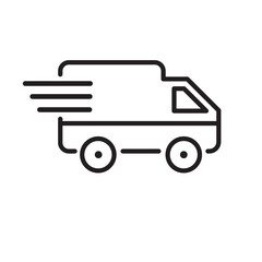 fast delivery icon vector