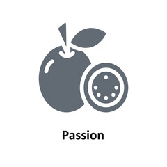Passion Vector   Solid Icons. Simple stock illustration stock