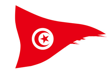 Tunis flag icon, icon flag design with elegant concept, design flag illustration
