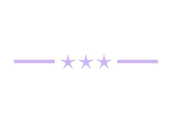 pastel star divider
