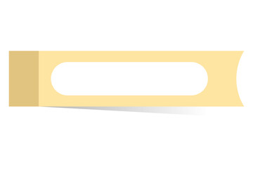 colorful sticky note
