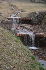 Obraz premium Italy, Trentino Alto Adige: Small cascade of water.