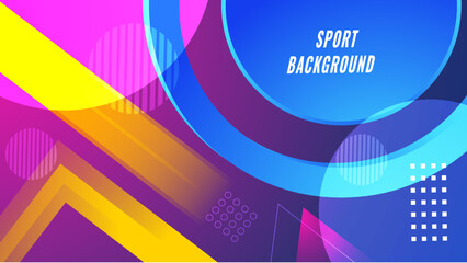 Template corporate concept purple contrast background. Active motion, dynamic, vector illustration