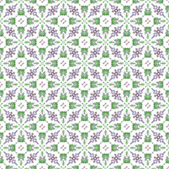 Vector pixel oriental pattern made of small squares on a white background. Mosaic, background, embroidery, wallpaper, kaleidoscope, mandala. 