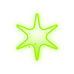 neon fade star shape

