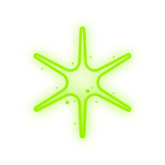 neon fade star shape
