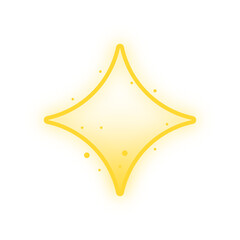 Fototapeta premium neon fade star shape 