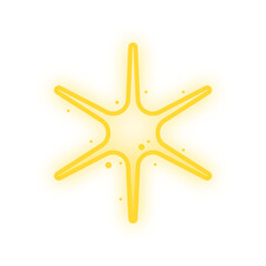 neon fade star shape
