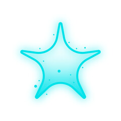 neon fade star shape
