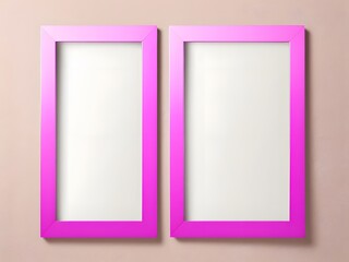 pink picture frame