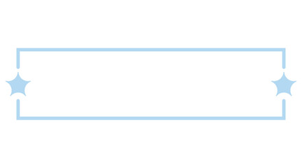 Obraz premium rectangle star frame 