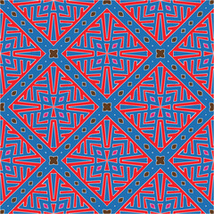 Seamless vector background with repeat pattern.Abstract ethnic rug ornamental seamless pattern.Perfect for fashion, textile design, cute themed fabric, on wall paper, wrapping paper and home decor.